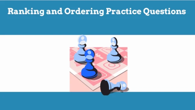 Ranking And Ordering Reasoning Practice Questions